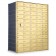59 Door Private Use Front Loading Horizontal Mailbox - Gold