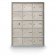 14 Door Front Loading 4B+ Horizontal Mailbox - Silver