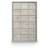17 Door Front Loading 4B+ Horizontal Mailbox - Silver