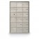 17 Door Front Loading 4B+ Horizontal Mailbox - Silver