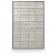 28 Door Rear Loading 4B+ Horizontal Mailbox - Silver