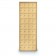 36 Door Private Use Rear Loading Horizontal Mailbox - Gold