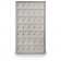 35 Door Private Use Rear Loading Horizontal Mailbox - Silver