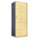 49 Door Private Use Front Loading Horizontal Mailbox - Gold