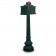 New Hampton 1812 Residential Mailbox & Post - Green