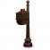 Augusta 1812 Residential Mailbox & Post - Coffee