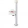 Illuminated Altair Estate Series Residential Mailbox & Post - White