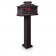 Brunswick Estate Series Residential Mailbox & Post - Black