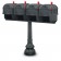 Canterbury 1092 Quadruple Residential Mailboxes & Post - Black