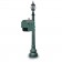 Illuminated Nevern 1092 Residential Mailbox & Post - Green