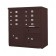 8 Door F-Spec Cluster Box Unit, Bronze - NO PEDESTAL