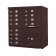 12 Door F-Spec Cluster Box Unit, Bronze - NO PEDESTAL