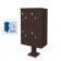 4 Parcel Locker F-spec Cluster Box Unit with Pedestal, Bronze