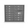 12 Door 4C Horizontal Mailbox
