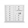 12 Door 4C Horizontal Mailbox