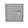 13 Door 4C Horizontal Mailbox