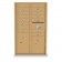 15 Door, 2 Parcel Locker 4C Horizontal Mailbox