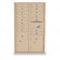15 Door, 2 Parcel Locker 4C Horizontal Mailbox
