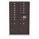14 Door, 2 Parcel Locker 4C Horizontal Mailbox