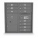 10 Door, 1 Parcel Locker 4C Horizontal Mailbox