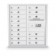 15 Door 4C Horizontal Mailbox