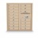 16 Door 4C Horizontal Mailbox