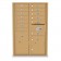 13 Door, 2 Parcel Locker 4C Horizontal Mailbox