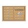 8 Door 4C Horizontal Mailbox