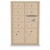 7 Door, 2 Parcel Locker 4C Horizontal Mailbox
