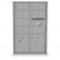 7 Door, 2 Parcel Locker 4C Horizontal Mailbox