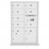 7 Door, 2 Parcel Locker 4C Horizontal Mailbox
