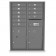 10 Door, 2 Parcel Locker 4C Horizontal Mailbox