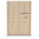 10 Door, 2 Parcel Locker 4C Horizontal Mailbox