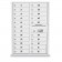 22 Door 4C Horizontal Mailbox