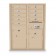 9 Door, 2 Parcel Locker 4C Horizontal Mailbox