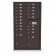 17 Door, 2 Parcel Locker 4C Horizontal Mailbox