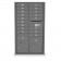 17 Door, 2 Parcel Locker 4C Horizontal Mailbox