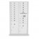 17 Door, 2 Parcel Locker 4C Horizontal Mailbox