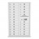 24 Door 4C Horizontal Mailbox