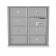 7 Door Over-sized 4C Horizontal Mailbox