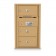 3 Door Over-sized 4C Horizontal Mailbox