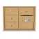 5 Door Over-sized 4C Horizontal Mailbox
