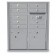 9 Door 4C Horizontal Mailbox - 2 Parcel Lockers