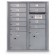 10 Door 4C Horizontal Mailbox - 2 Parcel Lockers - ADA Compliant